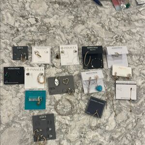 ✨ Bundle of 22 Single Gold Earrings - New With Tags